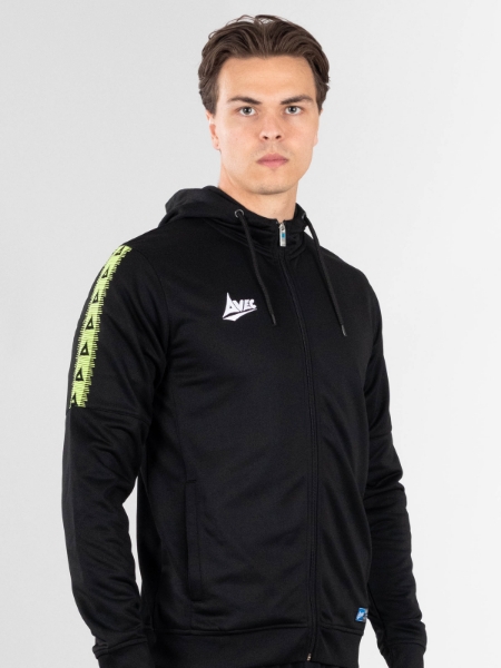 Picture of EVOLVE FZ HOODIE - BLACK/NEON YELLOW