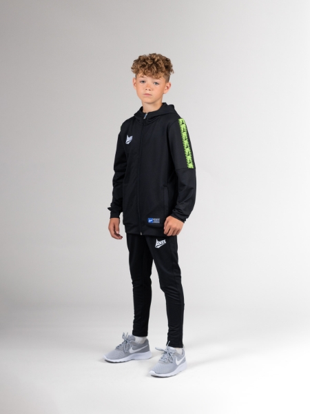 Picture of EVOLVE FZ HOODIE - BLACK/NEON YELLOW