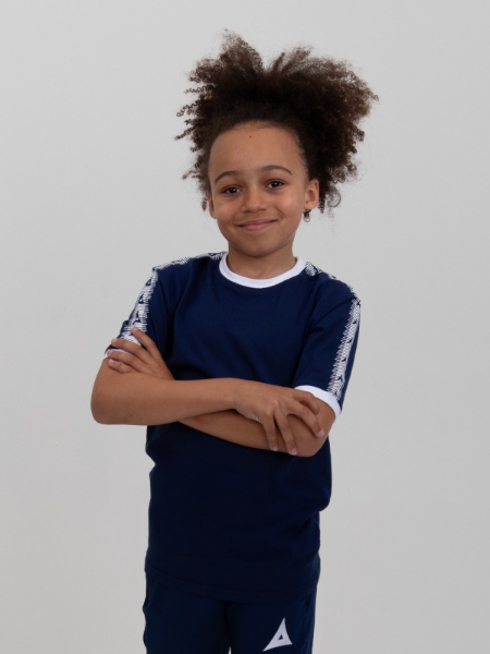 A children's navy cotton t-shirt 